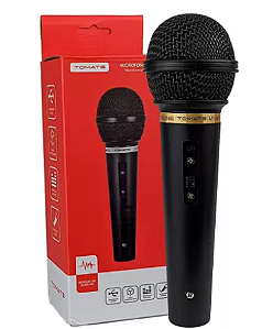Microfone para Caixa de Som Amplificada Profissional com Fio Tomate - MT-1018