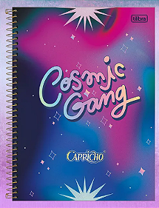 Caderno 10 Matérias 160 Folhas Cosmic Gang Tilibra Capricho