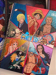 Caderno One Piece 1 Matéria 80 Folhas Tilibra