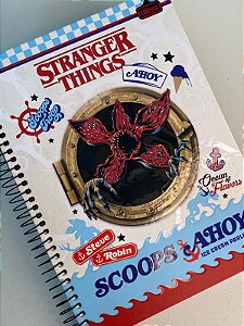 Caderno Stranger Things 10 Matérias 160 Folhas Tilibra