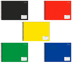 Caderno Cartografia Espiral Class 96 Folhas FORONI