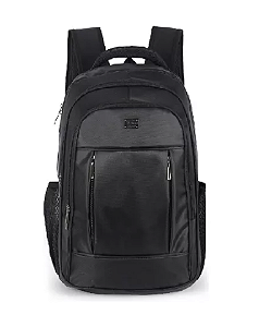 Mochila Unissex Porta Notebook Preta Polo King - MN54121PK