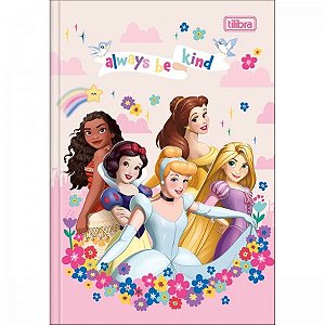 Caderno Brochura 1/4 Pequeno Princesas 48 Folhas Tilibra