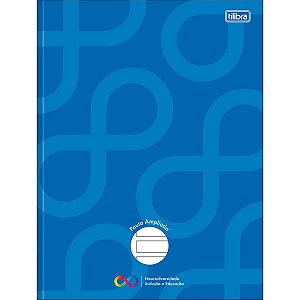 Caderno De Autismo Brochura Universitário De Linguagem 80 Folhas Tilibra