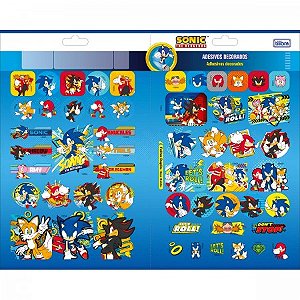 Adesivo Decorado Sonic Duplo Tilibra