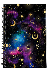Caderno Capa Dura 1/4 Myst 96 Folhas - Marca KIT