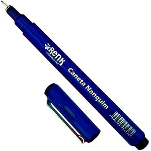 Caneta Nanquim Técnica Preta 0,5mm - Renk