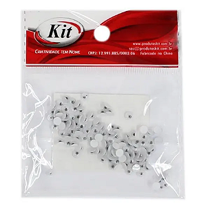 Olho Móvel 4mm 50 Unidades - Marca KIT
