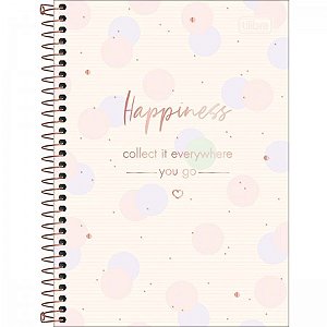 Caderno Espiral Capa Dura 1/4 Pequeno 80 Folhas - Tilibra