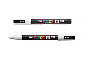 Caneta Marcador Posca PC - 3M Cores - Posca