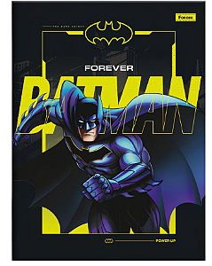 Caderno Brochura Capa Dura 1/4 Pequeno 80 Folhas Batman - Marca Foroni