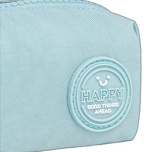 Estojo Médio Azul Simples 1 Ziper Academie