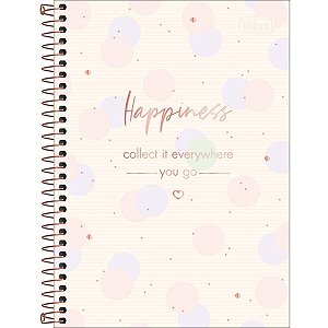 Caderno Espiral Capa Dura 1/4 Pequeno Soho 80 Folhas - Tilibra