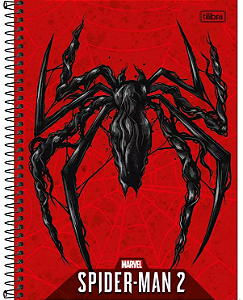 Caderno 1 Matéria Spider-Man 2 Universitário 80 Folhas - Tilibra