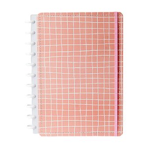 Caderno de Disco Candy Quadri Rosa G - Diskô