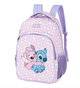 Mochila de Costas Stitch Lilás - Luxcel