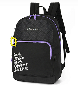 Mochila Juvenil Friends Basic Cores - Luxcel