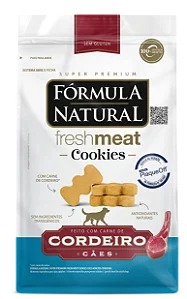 Cookies Cães Adultos Cordeiro Fórmula Natural Fresh Meat 150g