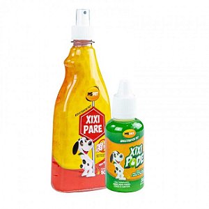Kit Educador Sanitário Pet Clean Xixi Pare + Xixi Pode