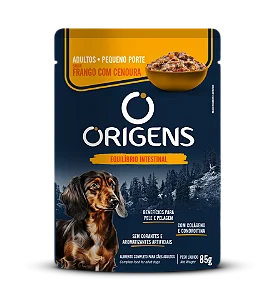 Sachê Origens para Cães Adultos de Porte Pequeno Sabor Frango com Cenoura 85g