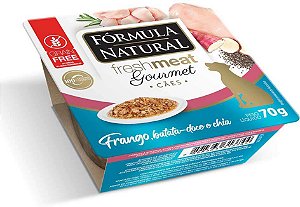 Ração Úmida Fórmula Natural Fresh Meat Gourmet para Cães Sabor Frango, Batata Doce e Chia 70g