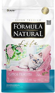 Ração Fórmula Natural Life para Gatos Filhote Sabor Frango e Salmão 1 kg