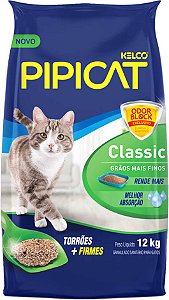 Areia Higiênica Pipicat Classic para Gatos