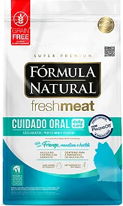 Ração Fórmula Natural Fresh Meat Cuidado Oral para Cães Adultos Raças Mini e Pequena sabor Fango e Vegetais 1 kg