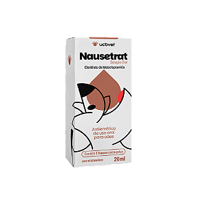 Nausetrat Oral Remédio para Vômitos Náuseas cães e gatos 20 ml