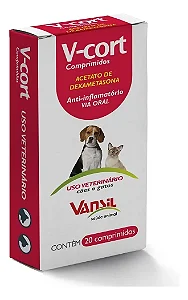 Anti-inflamatório Antialérgico V-Cort Vansil Dexametasona 0,5mg