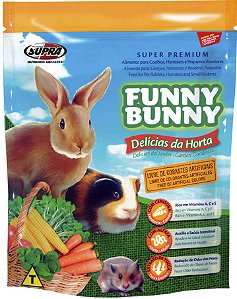 Ração Alimento Supra Funny Bunny Delicias da Horta para Roedores 1,8 kg