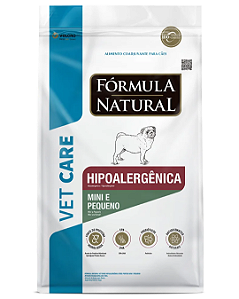 Ração Fórmula Natural Vet Care Hipoalergênica para Cães de Porte Mini e Pequeno com Hipersensibilidade Alimentar