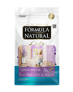 Ração Fórmula Natural Life para Gatos Adultos Sabor Frango e Salmão 1 kg