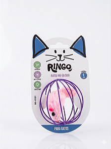 Brinquedo Bola Rato no Globo Ringo para Gatos