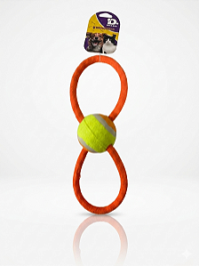 Brinquedo Mordedor Corda com Bola Infinito