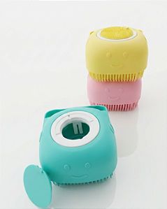 Escova com Dispenser Porta-shampoo Cães e Gatos Único