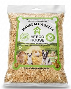 Serragem Maravalha Solta Hf Eco House Flocada para Roedores 500 g