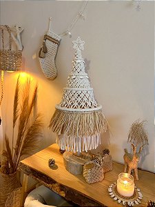 Kit Árvore de Natal Bali Macramar - por Thamiris Nunes *LEIA A DESCRIÇÃO*
