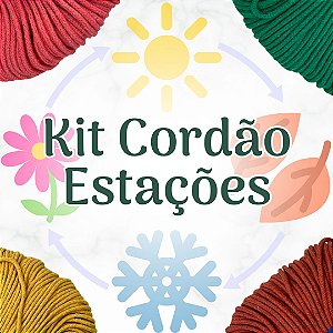 Kit Cores das Estações - 3mm Aba têxtil