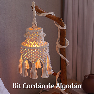 Kit de Produtos Luminária Hera - CORDÃO ALGODÃO
