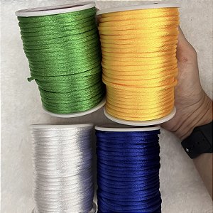 KIT COPA 2026 - 4 Cordão Cetim 4mm (40m cada)