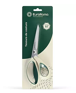 Tesoura de Costura Cabo Emborrachado 21,5cm - EuroRoma