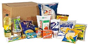 Kit Alimentos com 45 Alimentos e Limpezas em Geral