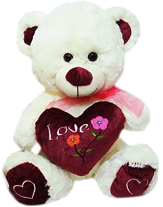 Urso com Coração Love