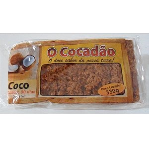 COCADA DE COCO QUEIMADO EM BARRA - 330g