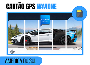 Cartão GPSs Mapas America do Sul - IGO Navione 2026
