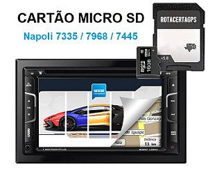 Cartão Micro Sd Gps Napoli 7335 / 7968 / 7445 - iGo Navione