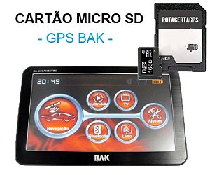 Cartão Micro Sd Gps Bak / BK iGo8.4 Lambo 2024