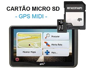 Cartão Micro Sd Gps Midi / iGo8.4 Lambo 2024