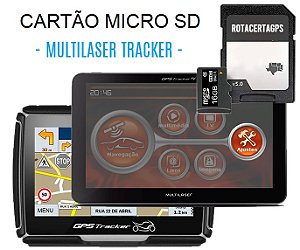 Cartão Micro SD GPS iGo Multilaser Tracker TV 2024